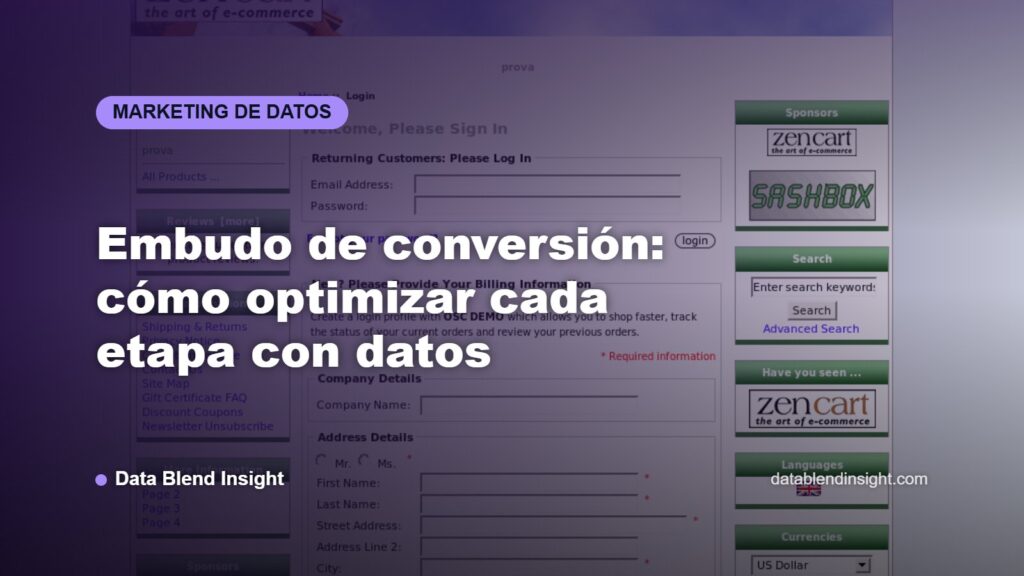 Embudo de conversión: cómo optimizar cada etapa con datos